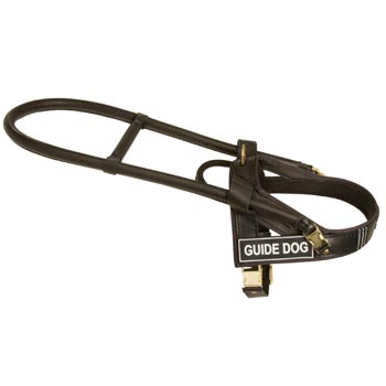 Mastiff Guid Harness Leather for Dog Assistance