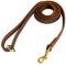 Stitched Leather Mastiff Leash for Training and Walking