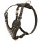Spiked Leather Mastiff Harness for Fashionable Walking