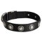 Mastiff Nylon Dog Collar with Circles Decoration
