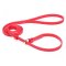 Durable Red Biothane Mastiff Leash and Collar Combo
