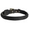 Mastiff Braided Leather Collar 1 Inch