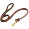 Mastiff Leather Braided Dog Leash