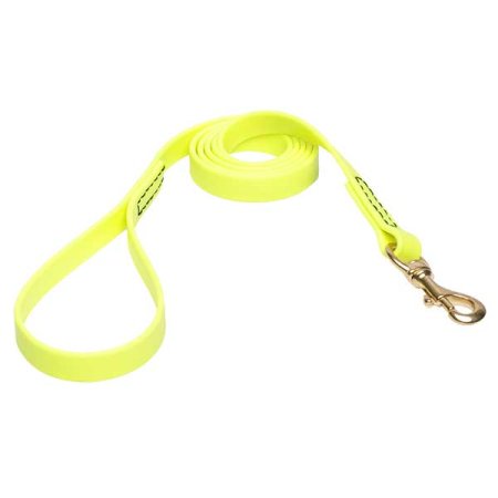 Yellow Waterproof Mastiff Leash Made of Biothane