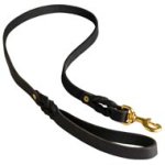 Walking Training Leather Mastiff Leash Braided