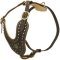 Royal Design Leather Mastiff Harness with Brass Studs
