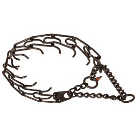 Strong Herm Sprenger Mastiff Pinch Prong Collar of Black Stainless Steel - 2.25 mm (1/11 inch)