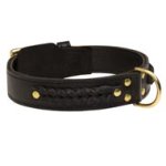 Incredible Design Mastiff Braided Leather Collar