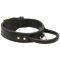 Extra Durable Leather Mastiff Collar with Handle for Attack Training