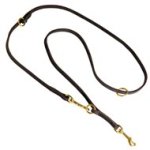 Multifunctional Leather Mastiff Leash for Walking and Training