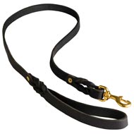 Walking Training Leather Mastiff Leash Braided