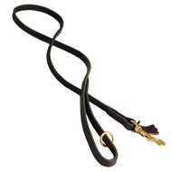 Handcrafted Leather Mastiff Leash for Walking and Tracking