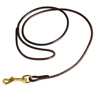 Fully Beneficial Show Leather Mastiff Leash - Comfort for You and Your Dog