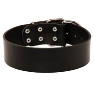 Extra Wide Leather Mastiff Collar for Professional Training