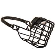 Frost-Resistant Wire Cage Mastiff Muzzle with One Adjustable Strap