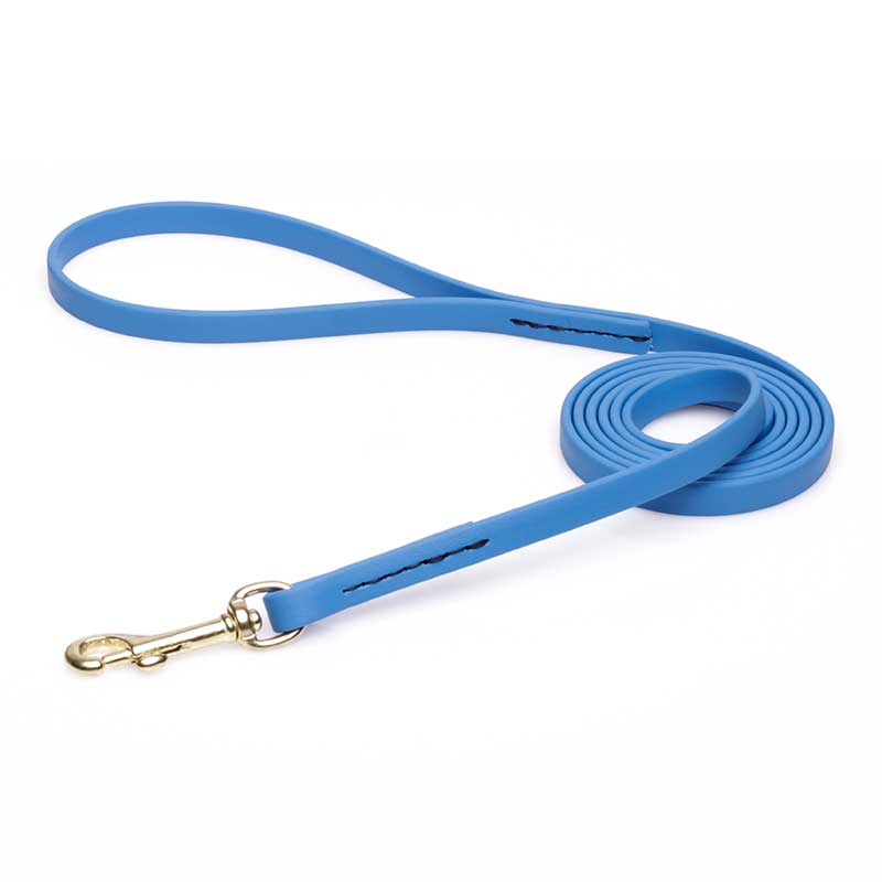 Amazing Blue Biothane Mastiff Leash for Walking, Tracking
