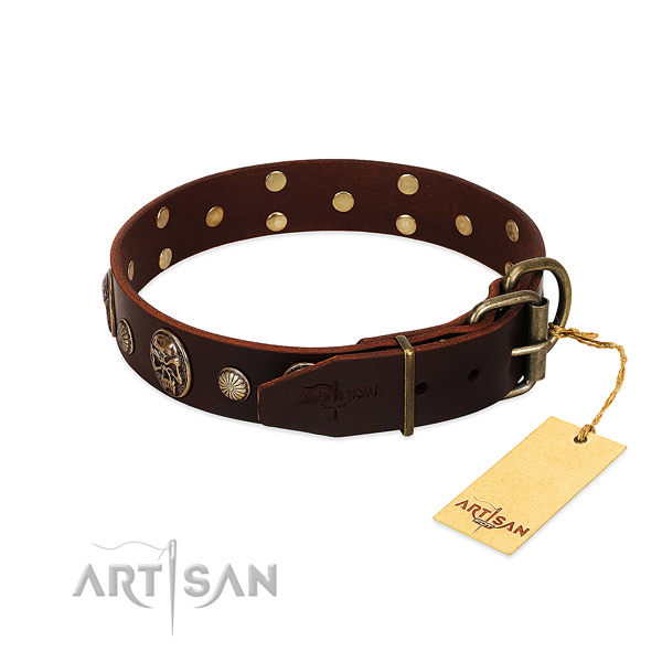 Reliable hardware on everyday use dog collar