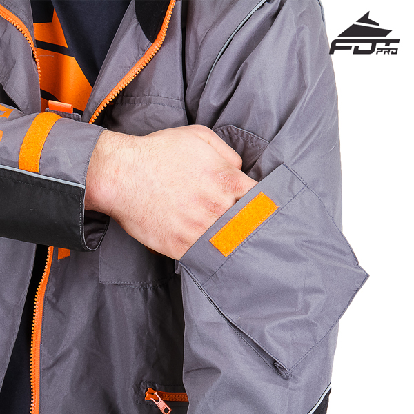 Strong Sleeve Pocket on Professional Design Dog Tracking Jacket