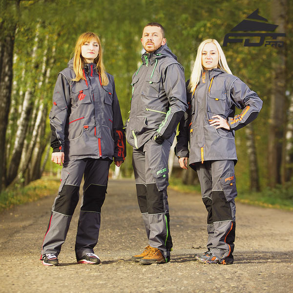 Top Rate Dog Trainer Suit for Any Weather Use with Reflective Strap