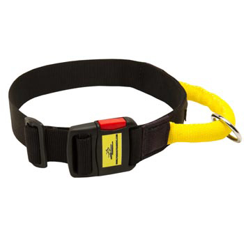 Nylon Mastiff Collar with Quick Release Buckle