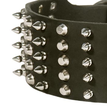  Leather Wide Dog Collar for Mastiff
