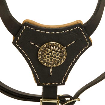 Leather Mastiff Harness Fashion for Puppy