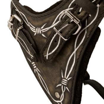 Padded Chest Plate of Mastiff Harness