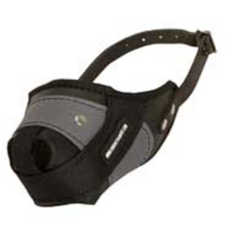 Protection Training Mastiff Muzzle Made of Nylon and Leather