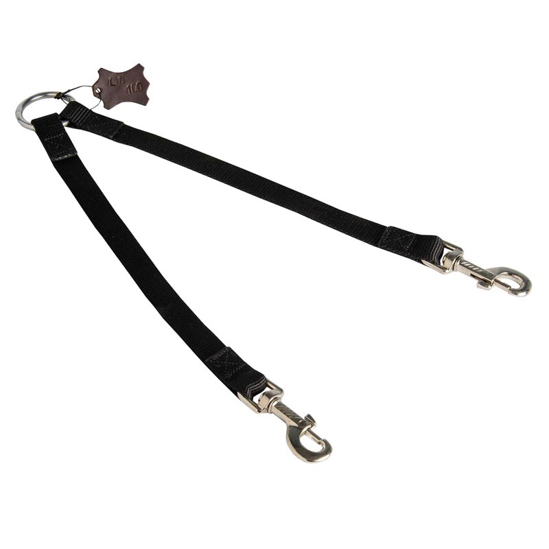 Nylon Mastiff Leash Coupler Stitched