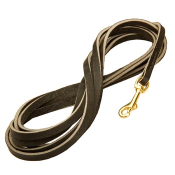 Leather Mastiff Leash Super Long