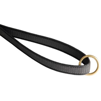 Mastiff Nylon Leash with Brass O-ring on Handle