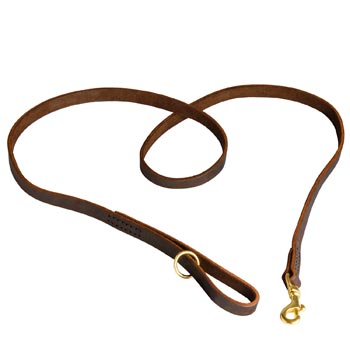 Durable Leather Mastiff Leash