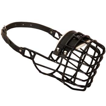 Winter Air Flow Metal Rubber Processed Mastiff  Muzzle