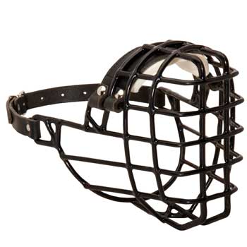 Wire Antifreeze Mastiff Muzzle for Winter Training Walking