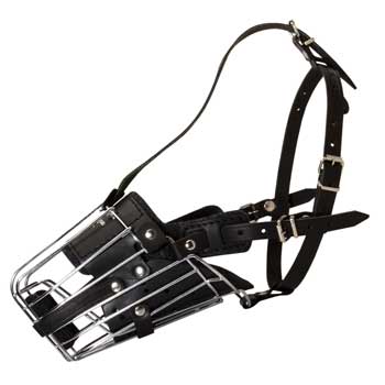 Full Padded Cage Dog Muzzle for Mastiff